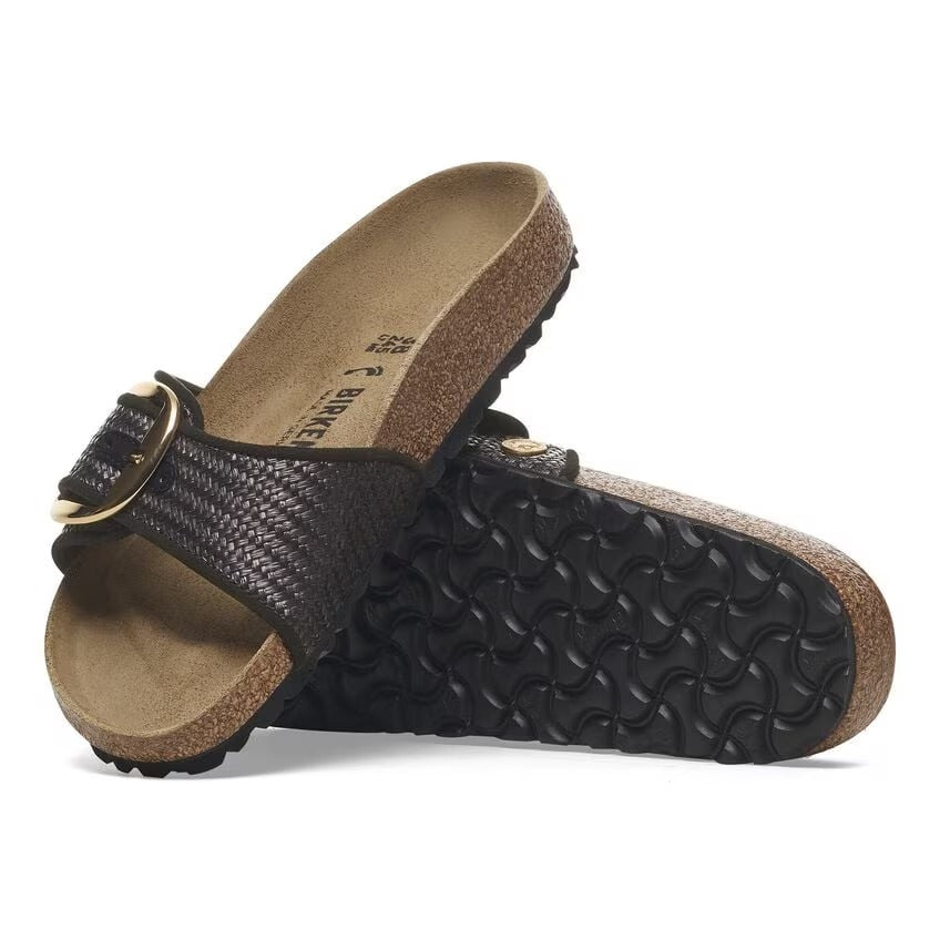 Madrid Big Buckle Raffia