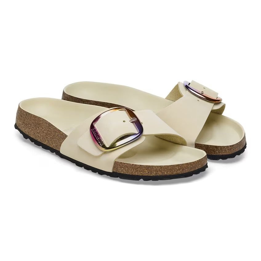 Madrid Big Buckle Nubuck Leather