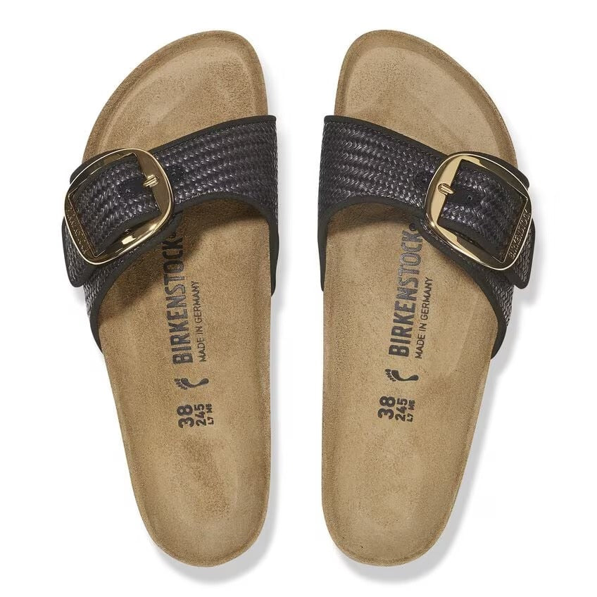 Madrid Big Buckle Raffia