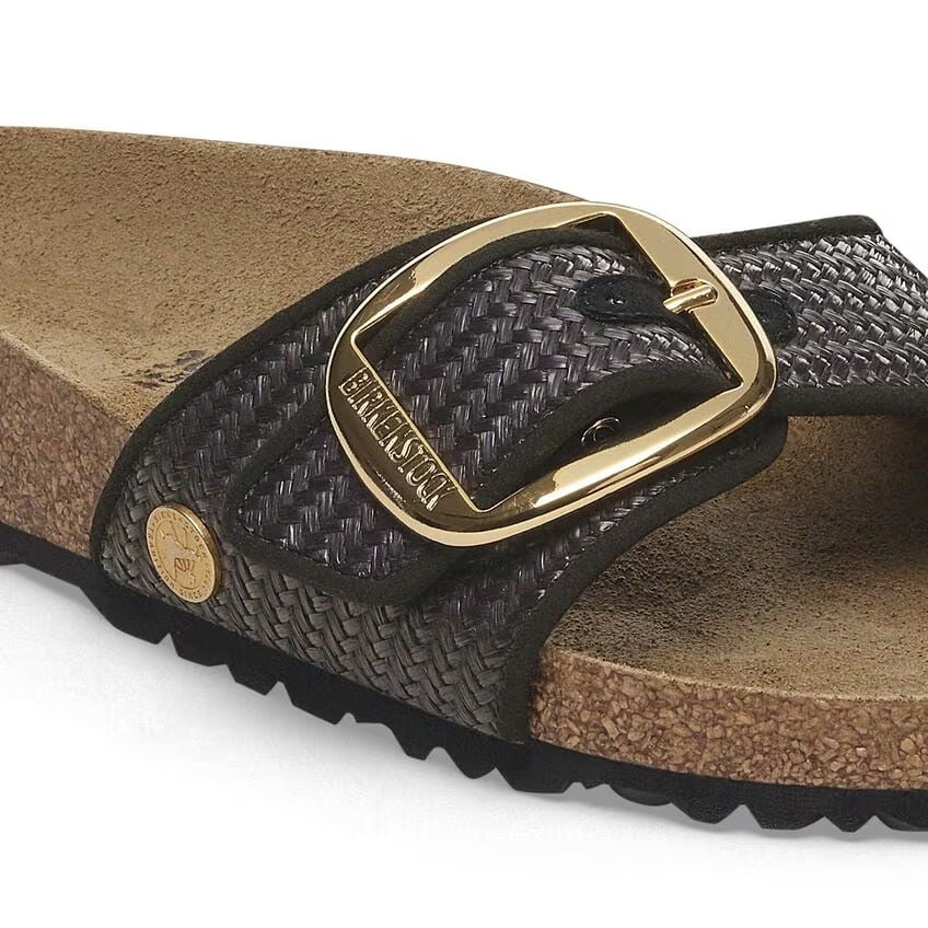 Madrid Big Buckle Raffia