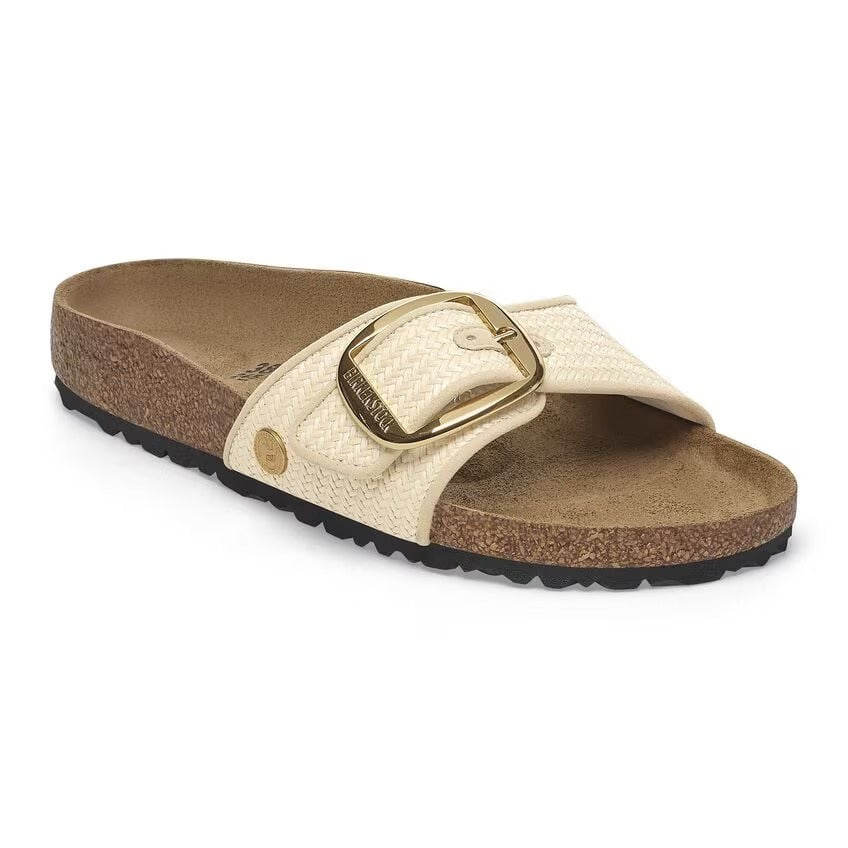 Madrid Big Buckle Raffia