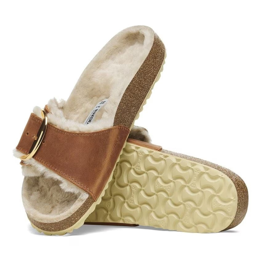 Madrid Big Buckle Shearling
