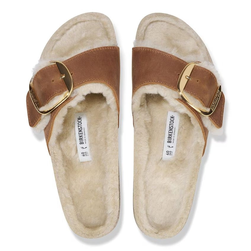 Madrid Big Buckle Shearling