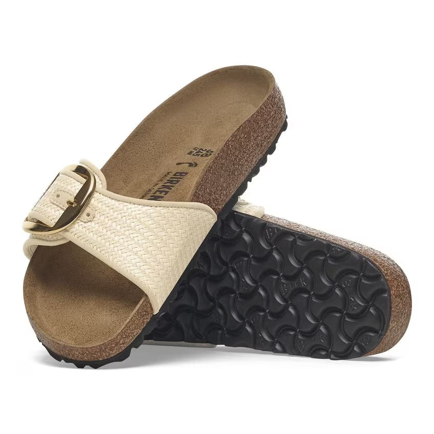 Madrid Big Buckle Raffia