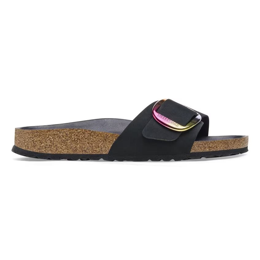 Madrid Big Buckle Nubuck Leather