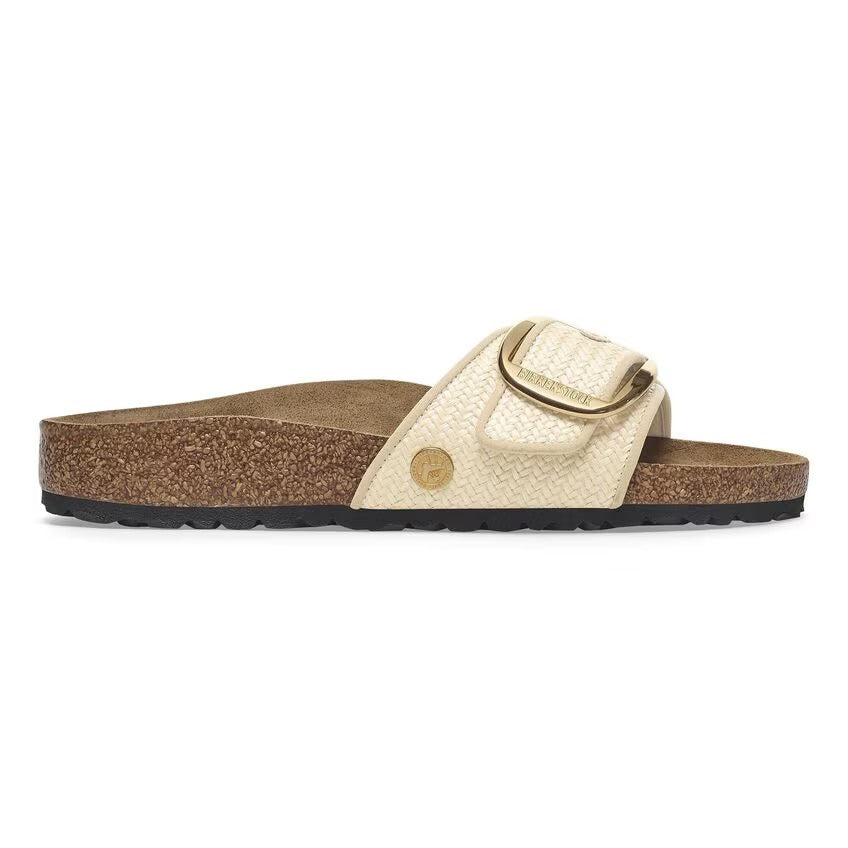 Madrid Big Buckle Raffia
