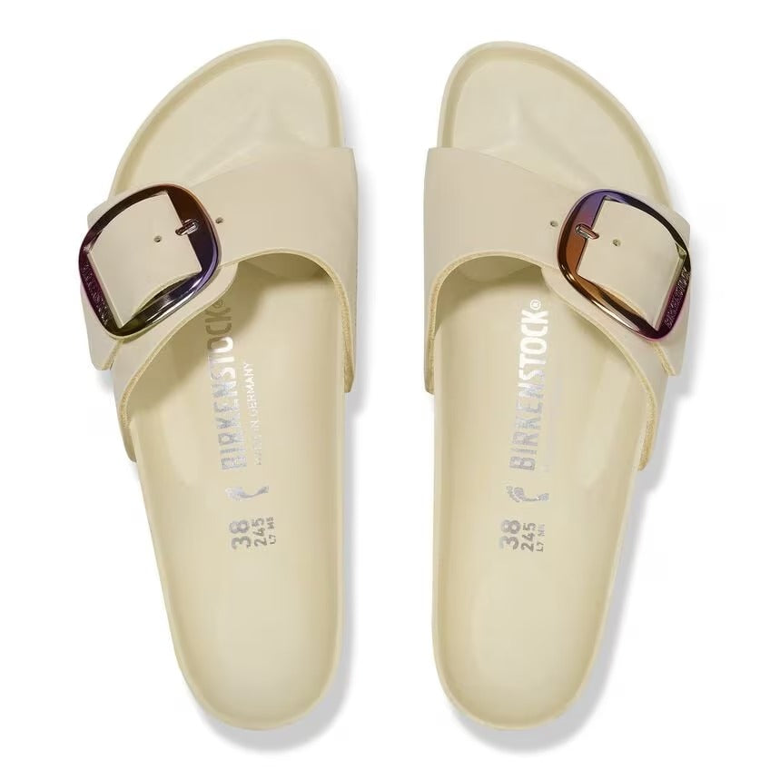 Madrid Big Buckle Nubuck Leather