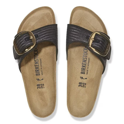 Madrid Big Buckle Raffia