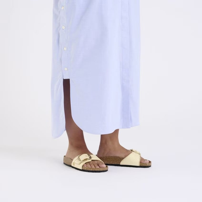 Madrid Big Buckle Raffia