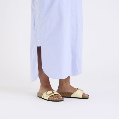 Madrid Big Buckle Raffia