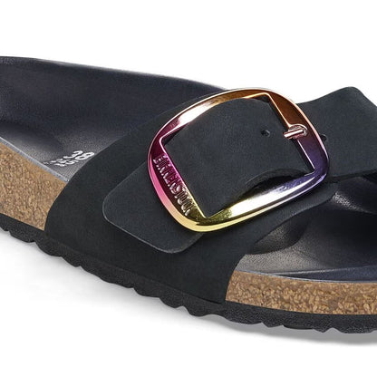 Madrid Big Buckle Nubuck Leather